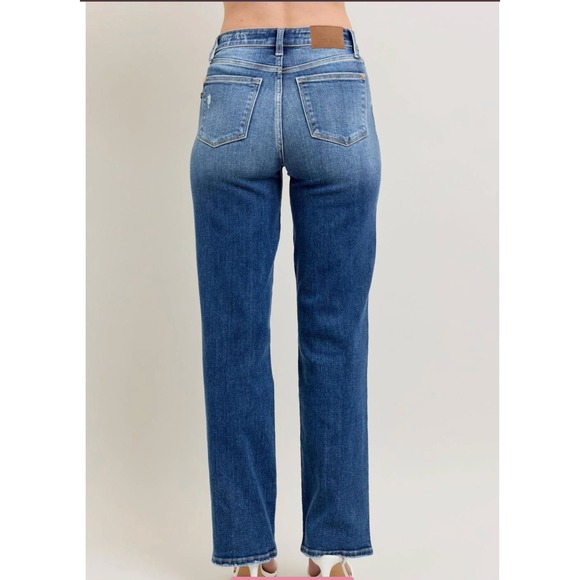 Judy Blue Jeans Women Sz 28x31 Medium Wash 90s Straight Fit Classic - Picture 2 of 16